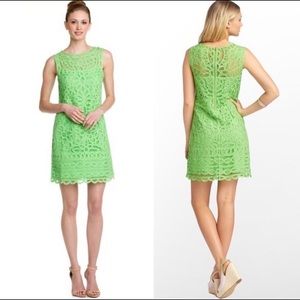 Lilly Pulitzer Tabitha Green Lace Sleeveless Dress